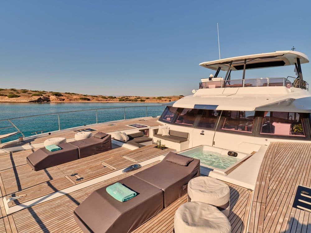 christal mi o crewed powercat greece deck