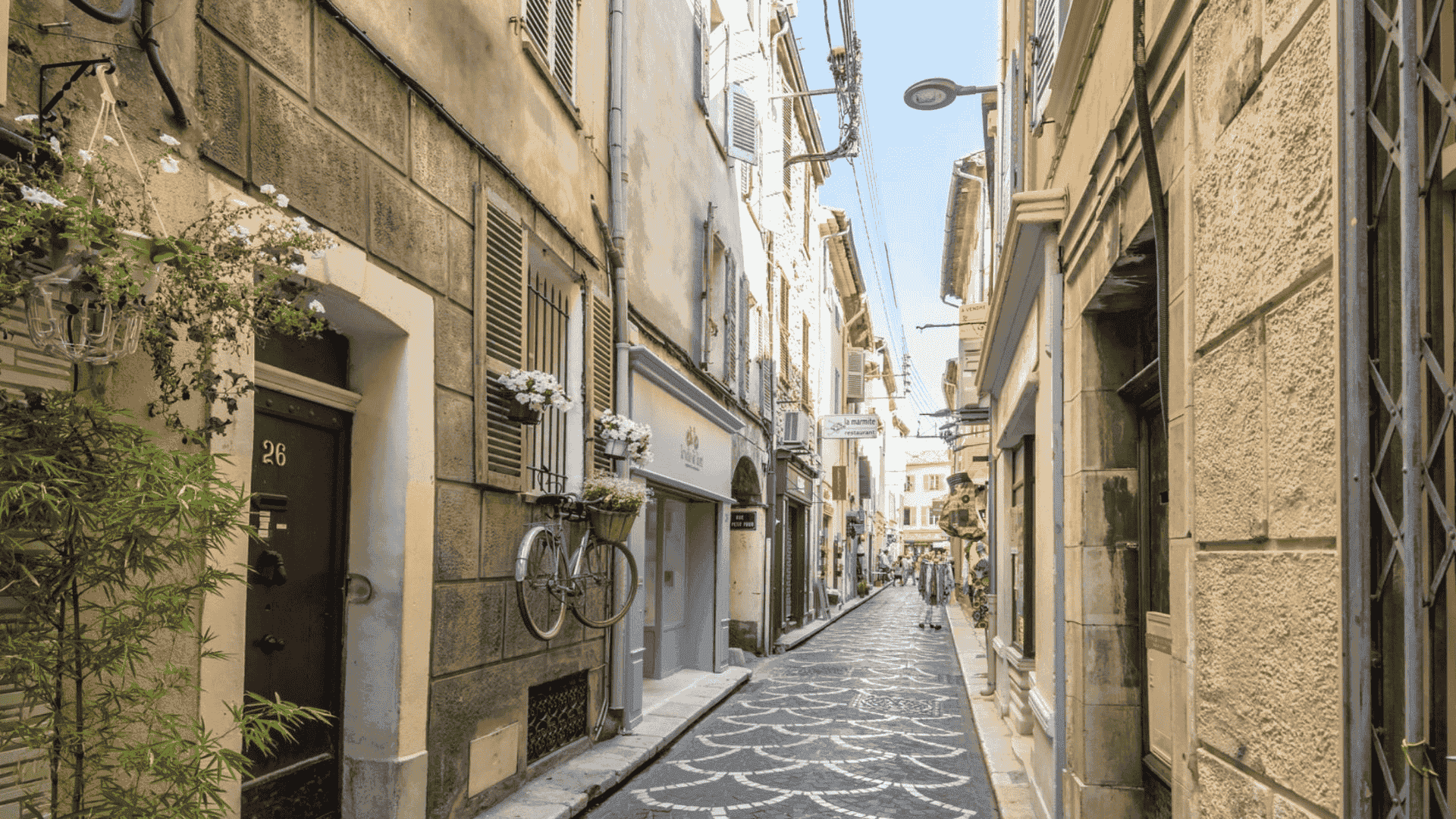 Old Town in Antibes